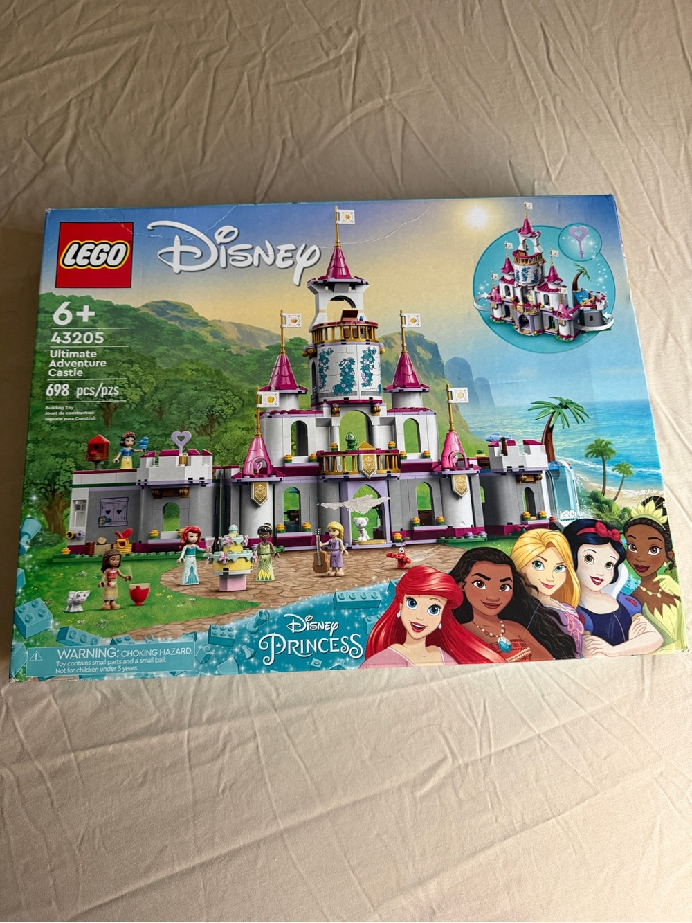 Lego Disney Princess Castle Set - Pink, White & Gold Accents